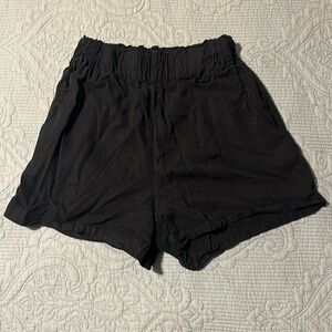 Black high waisted shorts